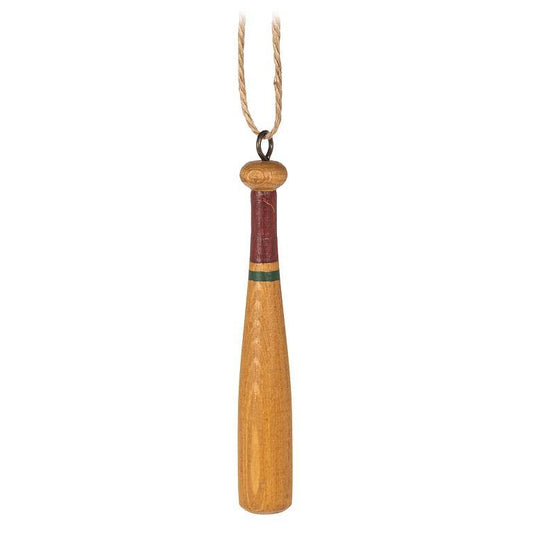 Baseball Bat Ornament 4"H