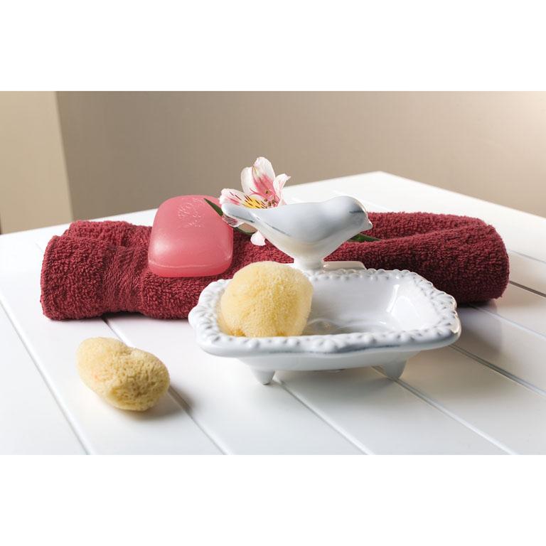 White Bird Soap Dish