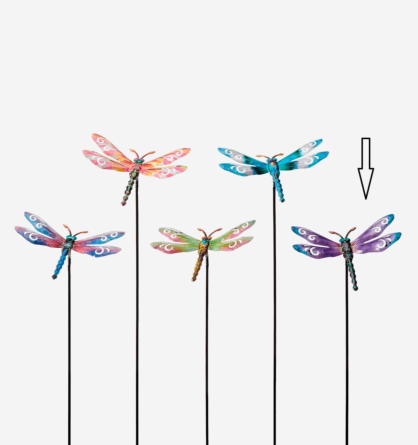 Bobble Dragonfly Plant Stake