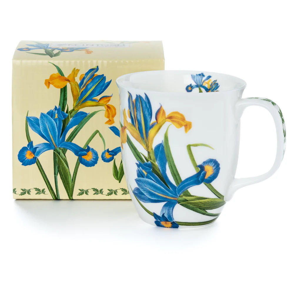 Botanical Flowers Garden Iris Java Mug