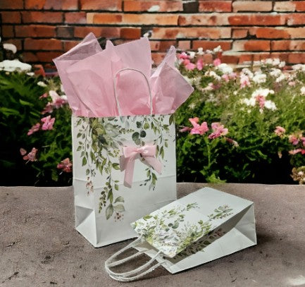 Green Botanical Gift Bag