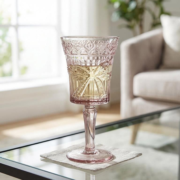 Bow Goblet Pink