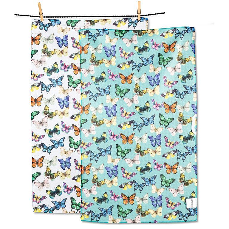 Butterflies Double Sided Kitchen Towel