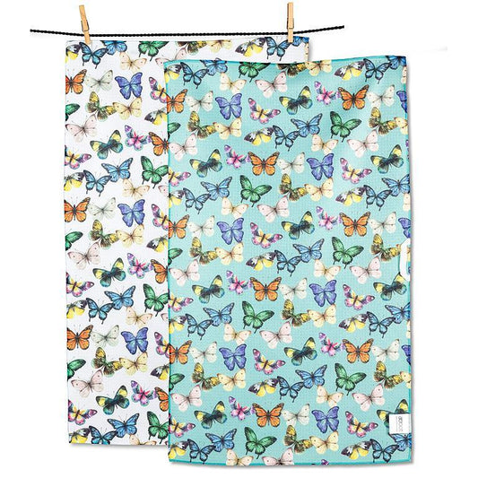Butterflies Double Sided Kitchen Towel