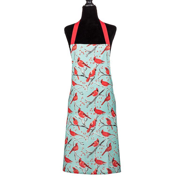 Cardinal Print Apron