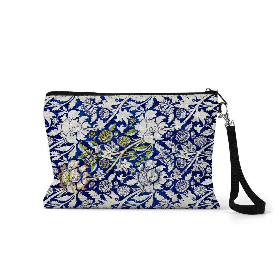 Eloise Zippered Linen Pouch