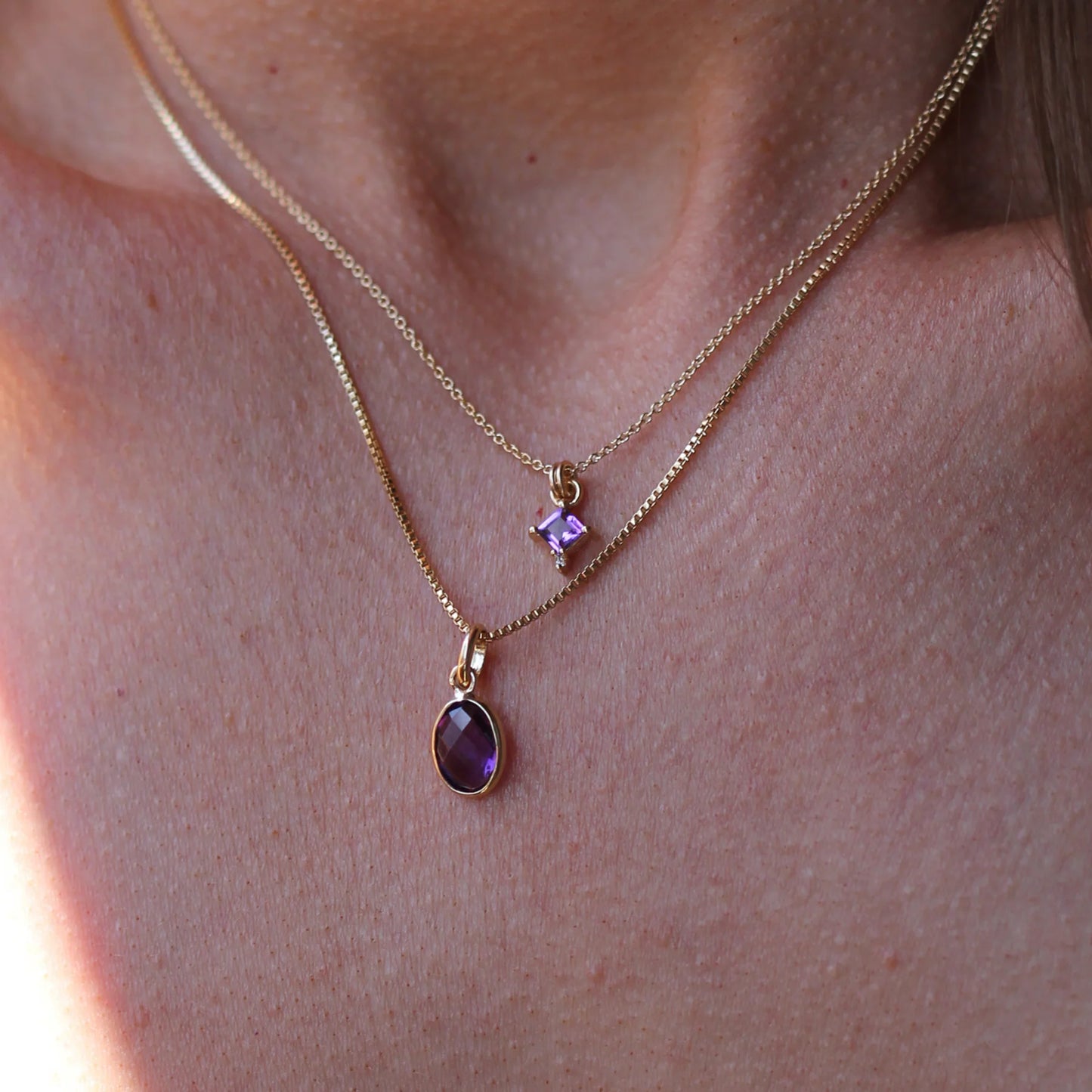 Evelyn Necklace Amethyst