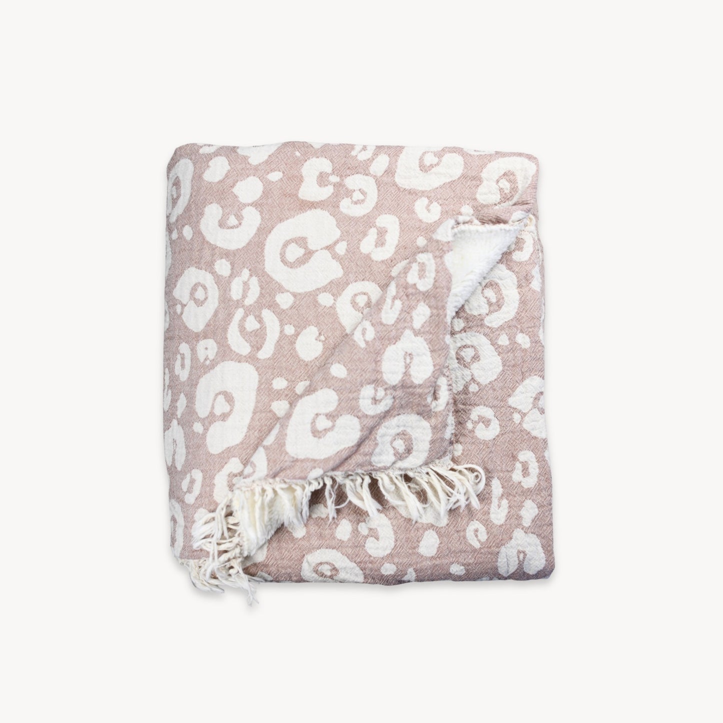 Fleece Lined Throw Vintage Java