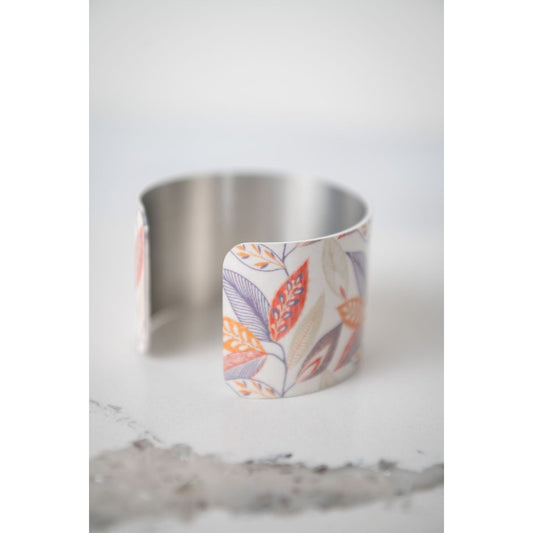Golden Hour Statement Cuff 1.5" Aluminum - Canadian Made