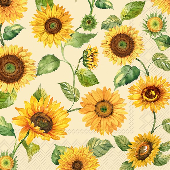 Serviette cocktail d'automne