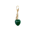 Heart Stone Bag Charm