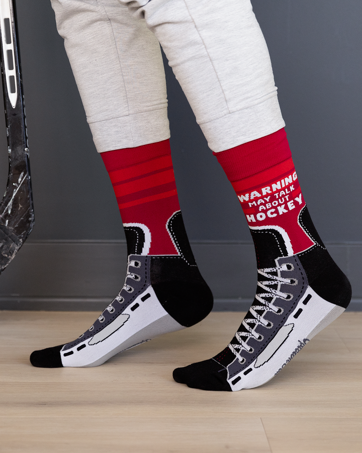 Hockey Talk Mens Crew Socks