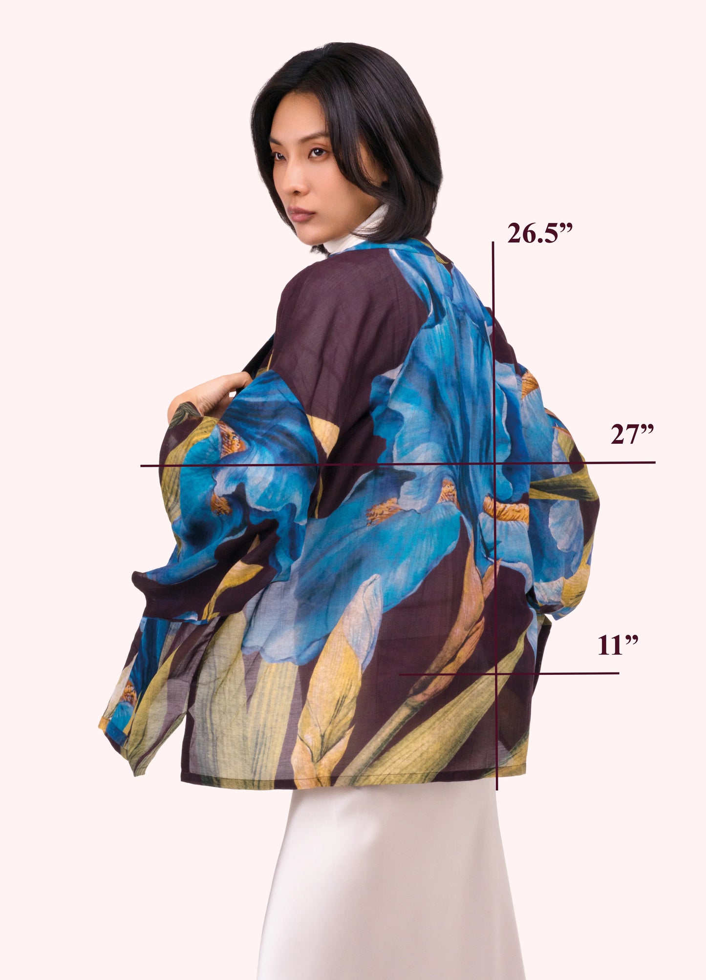 Iris Short Kimono Jacket