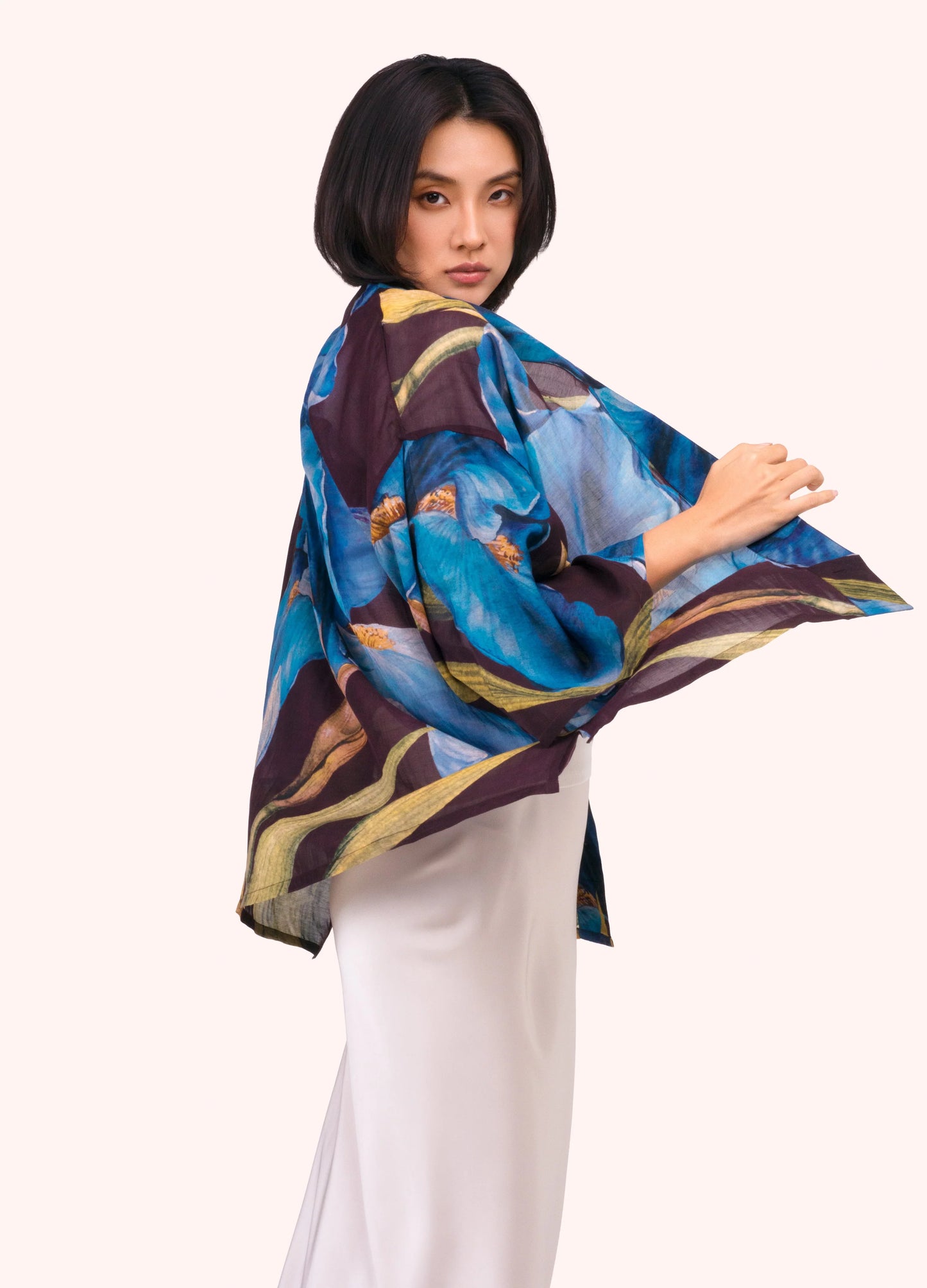Iris Short Kimono Jacket