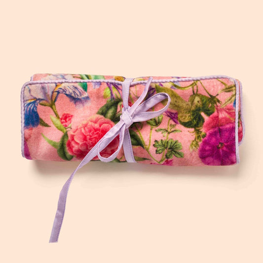 Floral Study Jewellery Roll in Petal