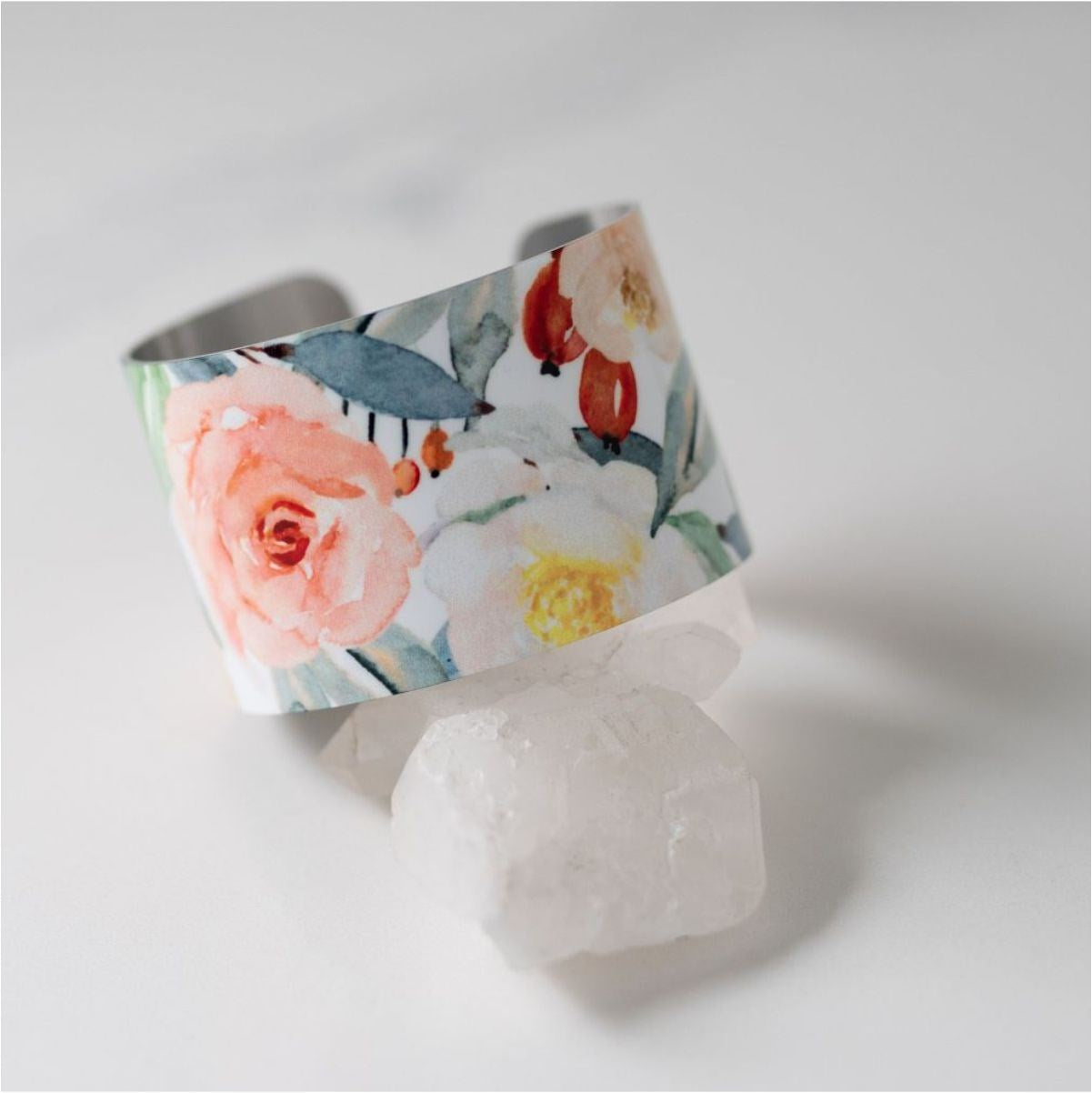 Jardin Statement Cuff 1.5" Aluminum - Canadian Made