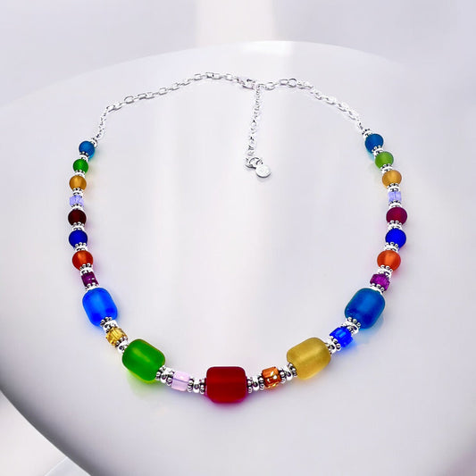 Jelly Bling Row Necklace