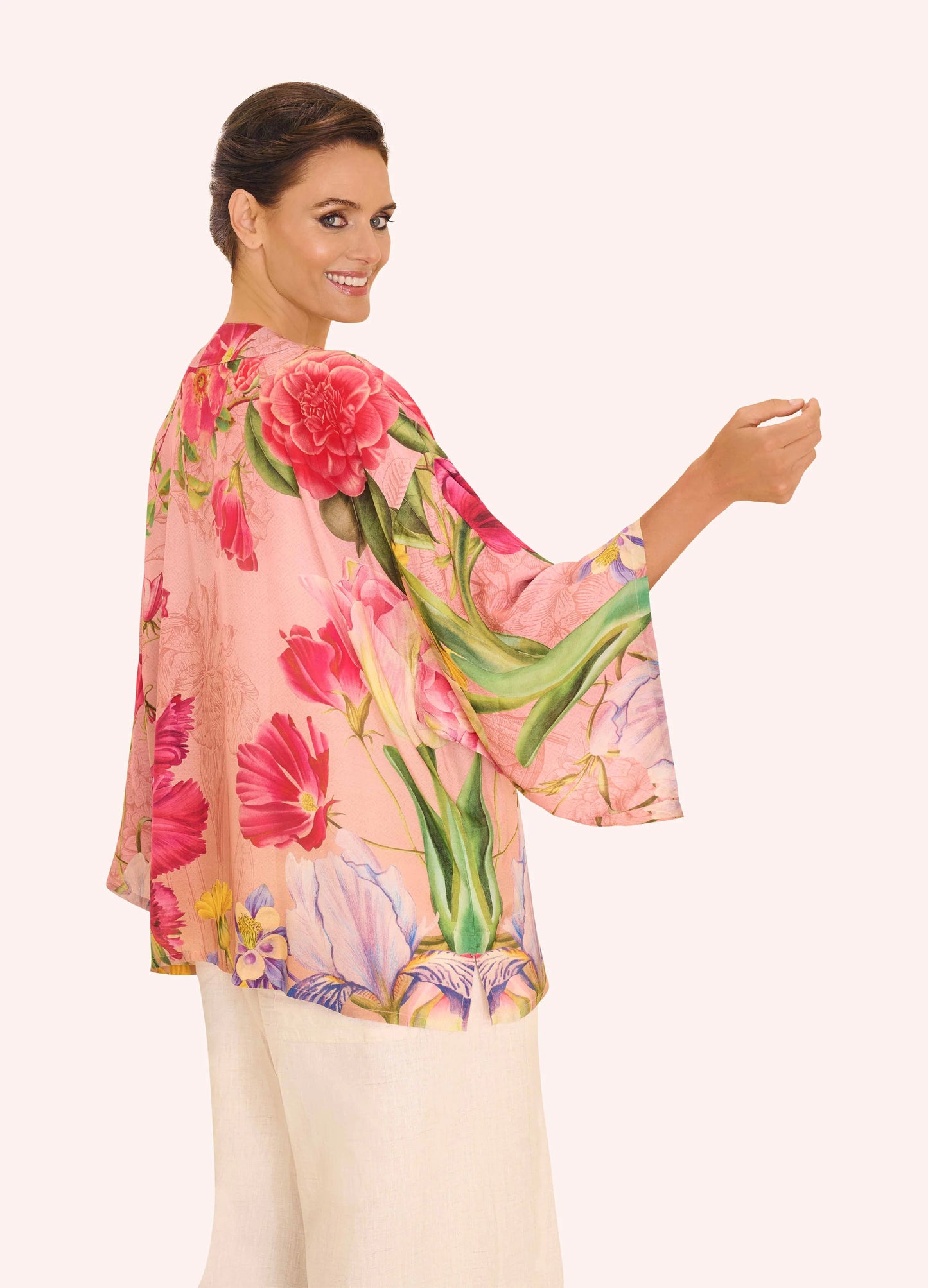 Kimono Jacket Floral Study