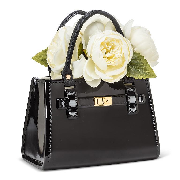 Large Birkin Style Handbag Vase