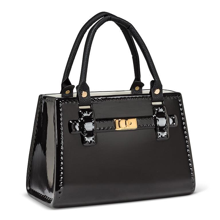 Large Birkin Style Handbag Vase