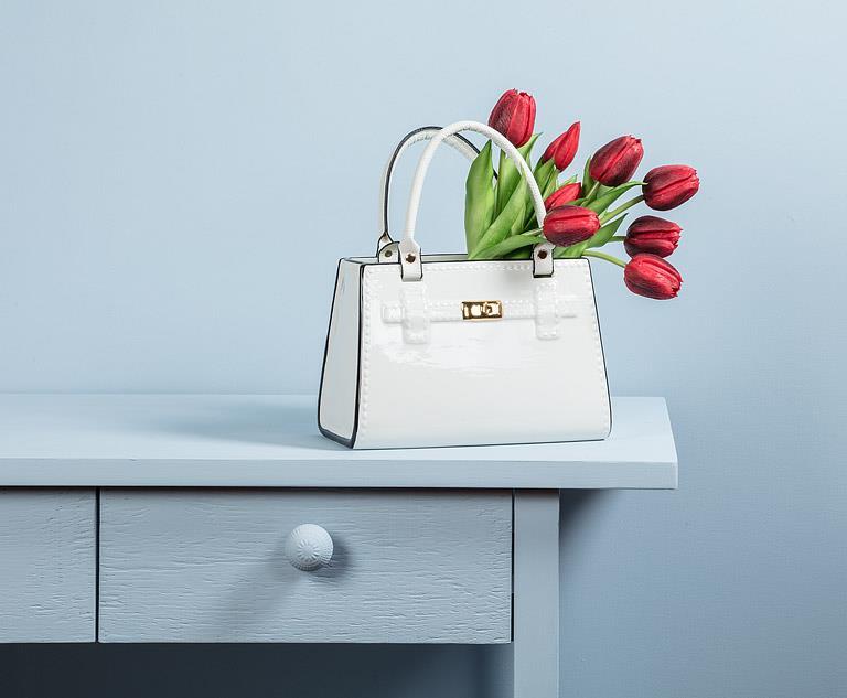 Large Birkin Style Handbag Vase
