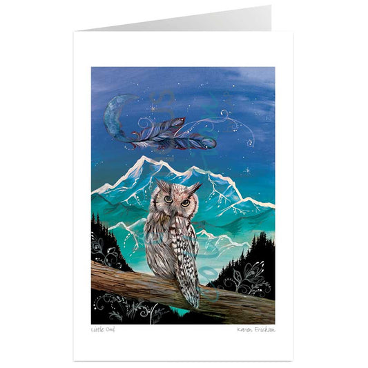 Little Owl Matted and Framed Artwork