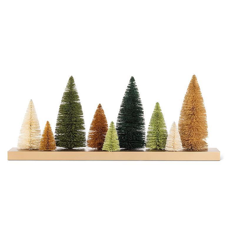 Long Bottle Brush Tree Scene