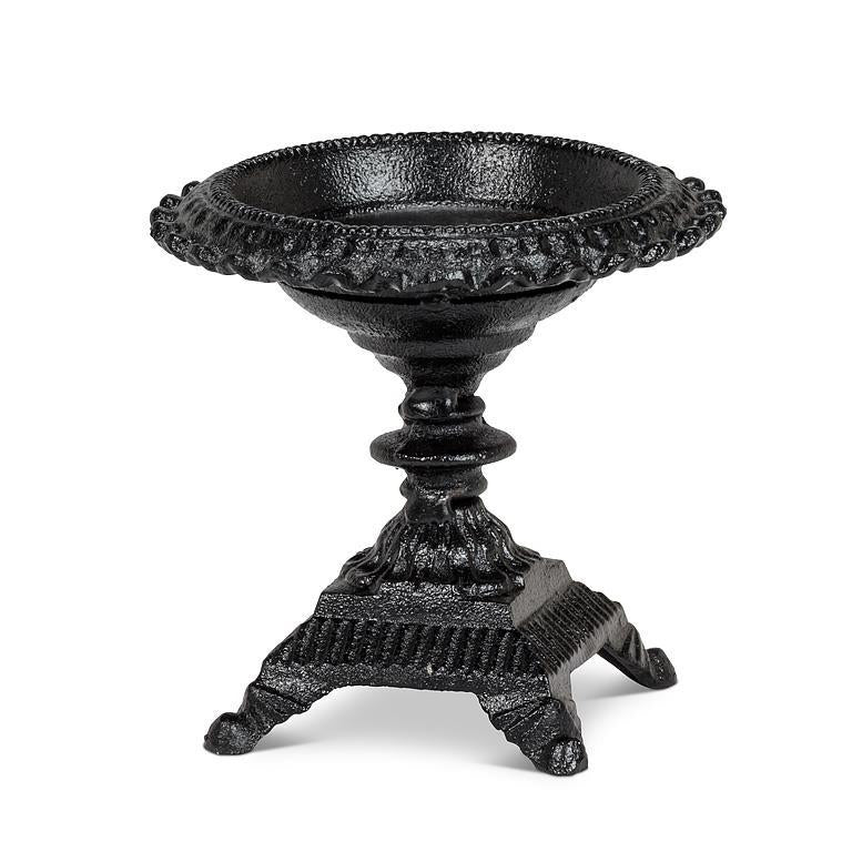 Cast Iron Pedestal Candle Holder