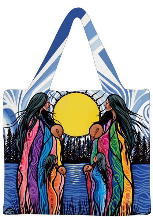 Mother Daughter Water Song Shopping Bag