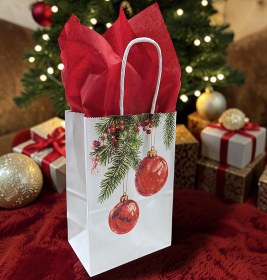 Noel Ornament Gift Bag
