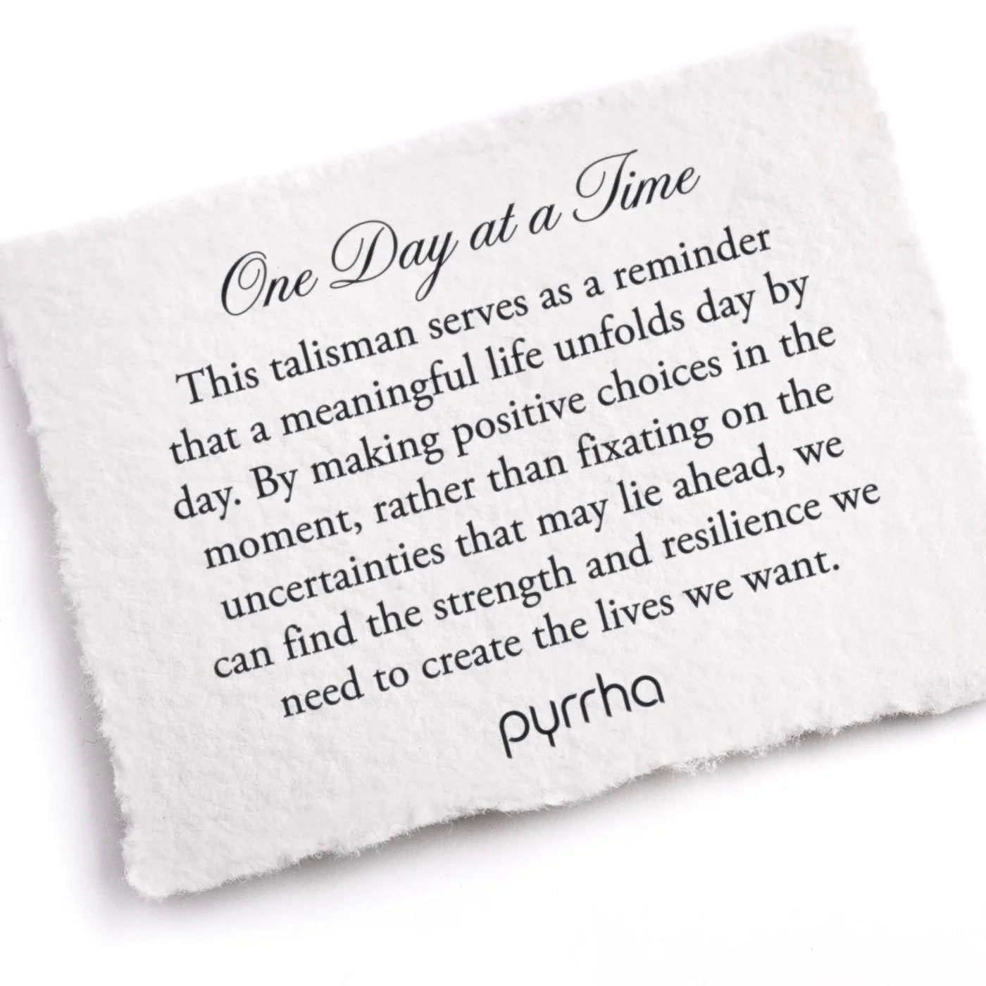 One Day at a Time Talisman - Capri Blue