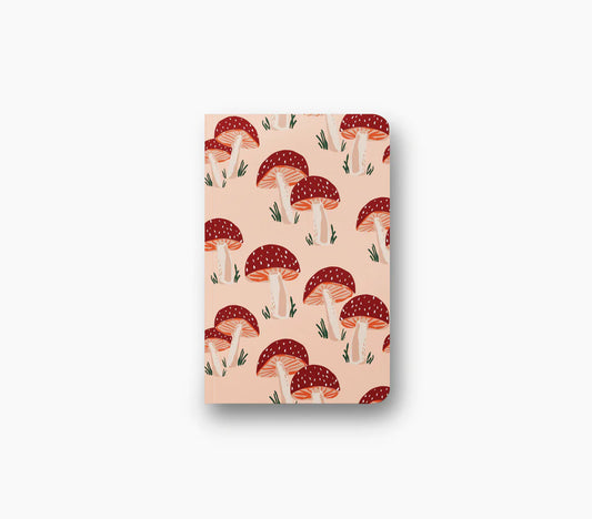 Peach Mushrooms Notebook