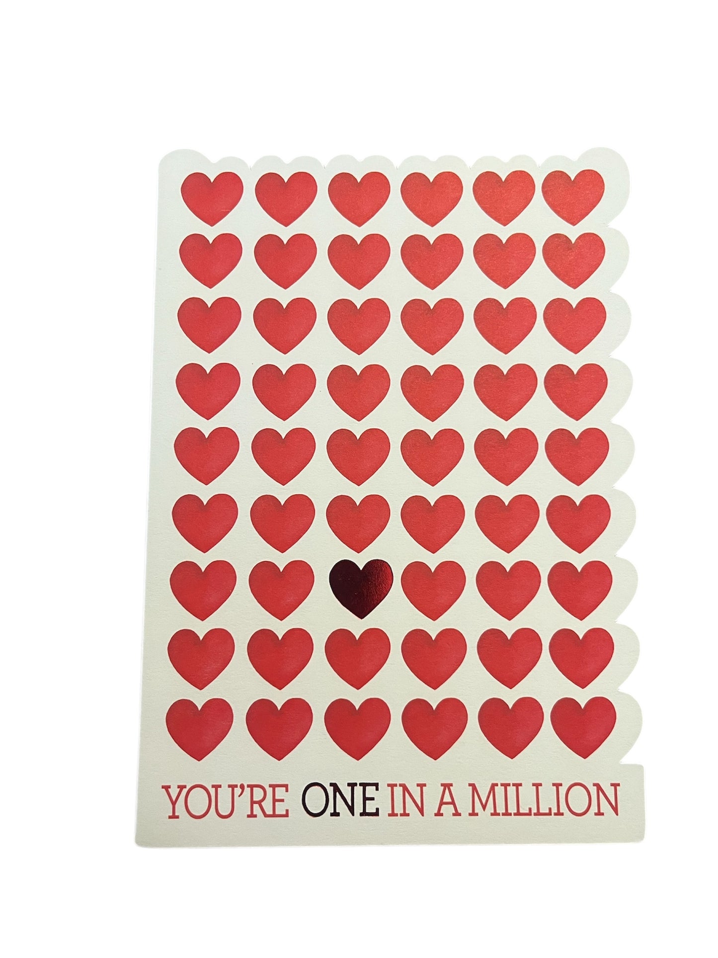 One in a Million Valentine's Greeting Card