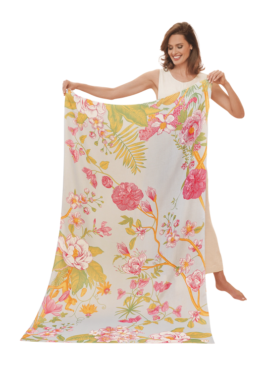 Printed Floral Jungle Scarf