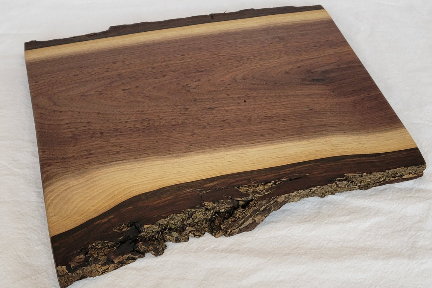 Rectangular Live Edge Walnut Board BDR13