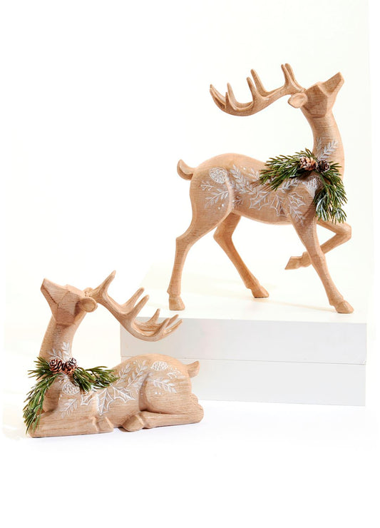 Reindeer Figurine Table Decor