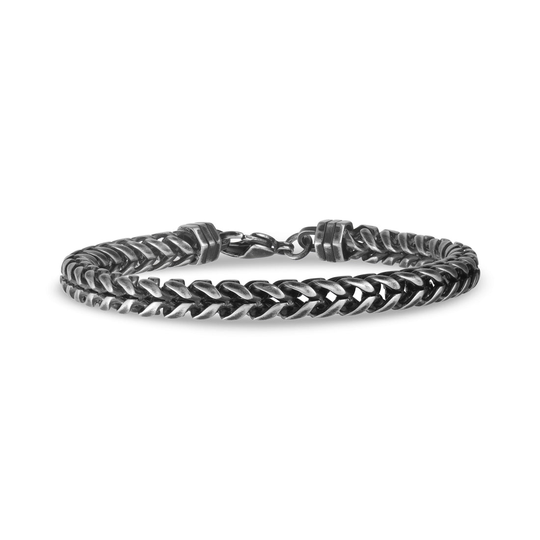 Rustic Steel Chain Bracelet