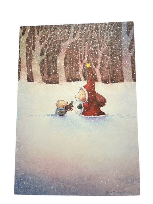 Tiny Santa Holiday Greeting Card