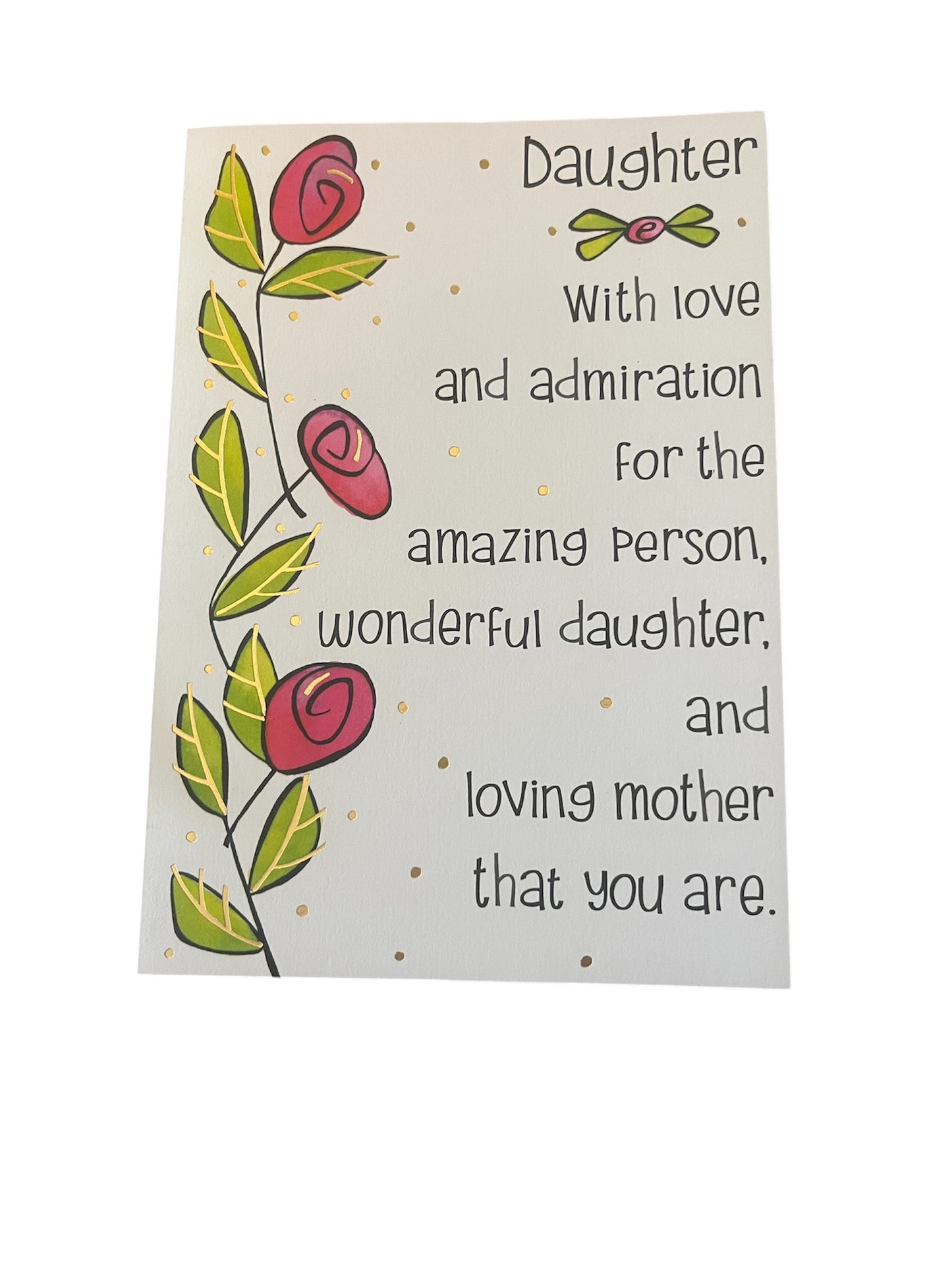 Love + Admiration (For Daughter) - Mother's Day Card
