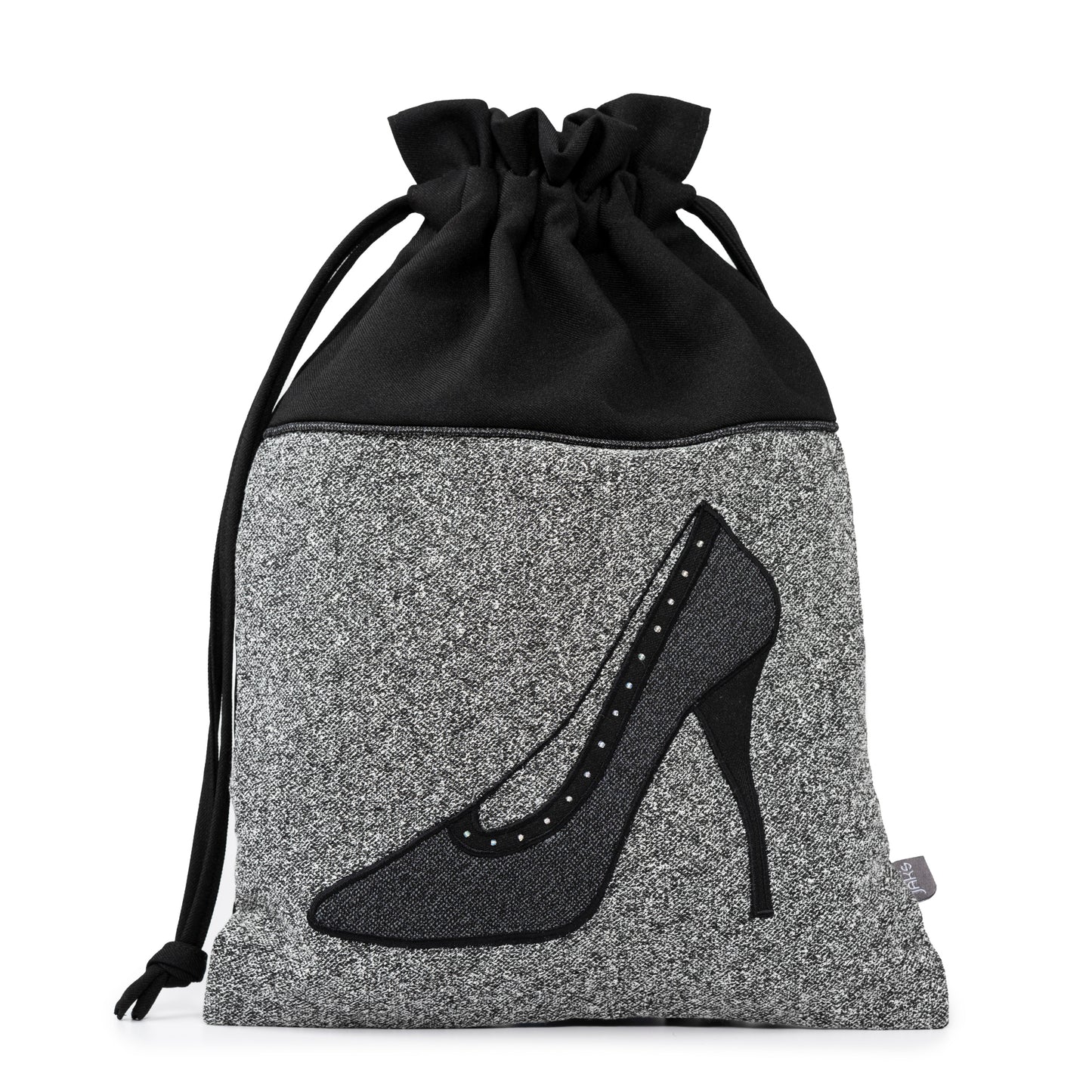 Shoes Bag with Studded High Heel