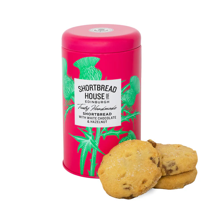 Shortbread with White  Chocolate & Hazelnut