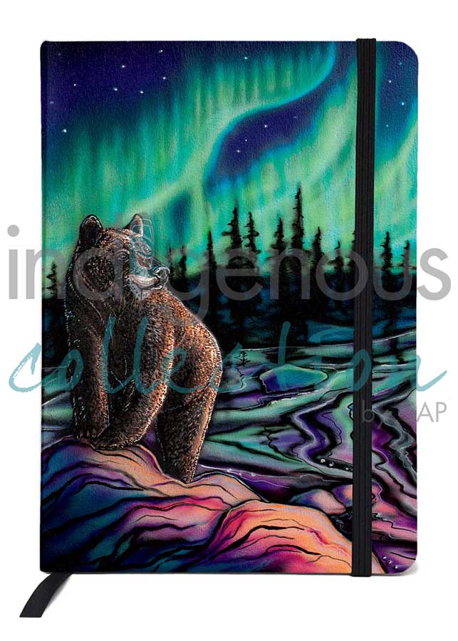 Sky Dance Northern Lights Lined Journal