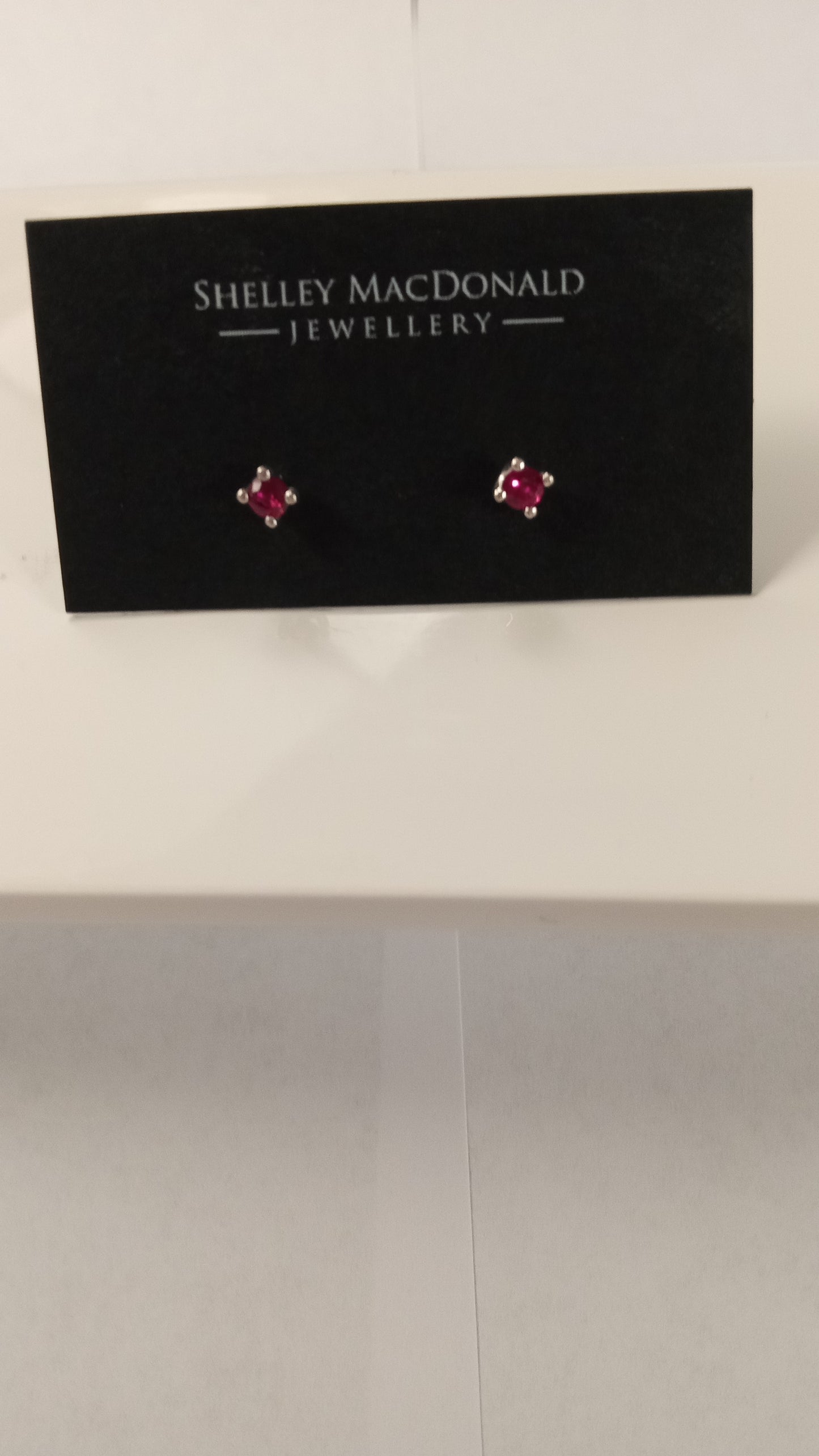 Ruby Stud Earrings