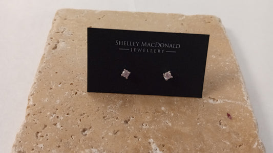 Small Topaz Stud Earrings