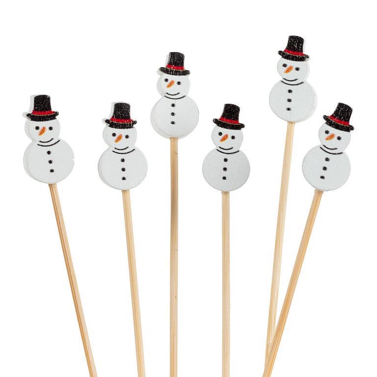 Snowman Picks Box of 100