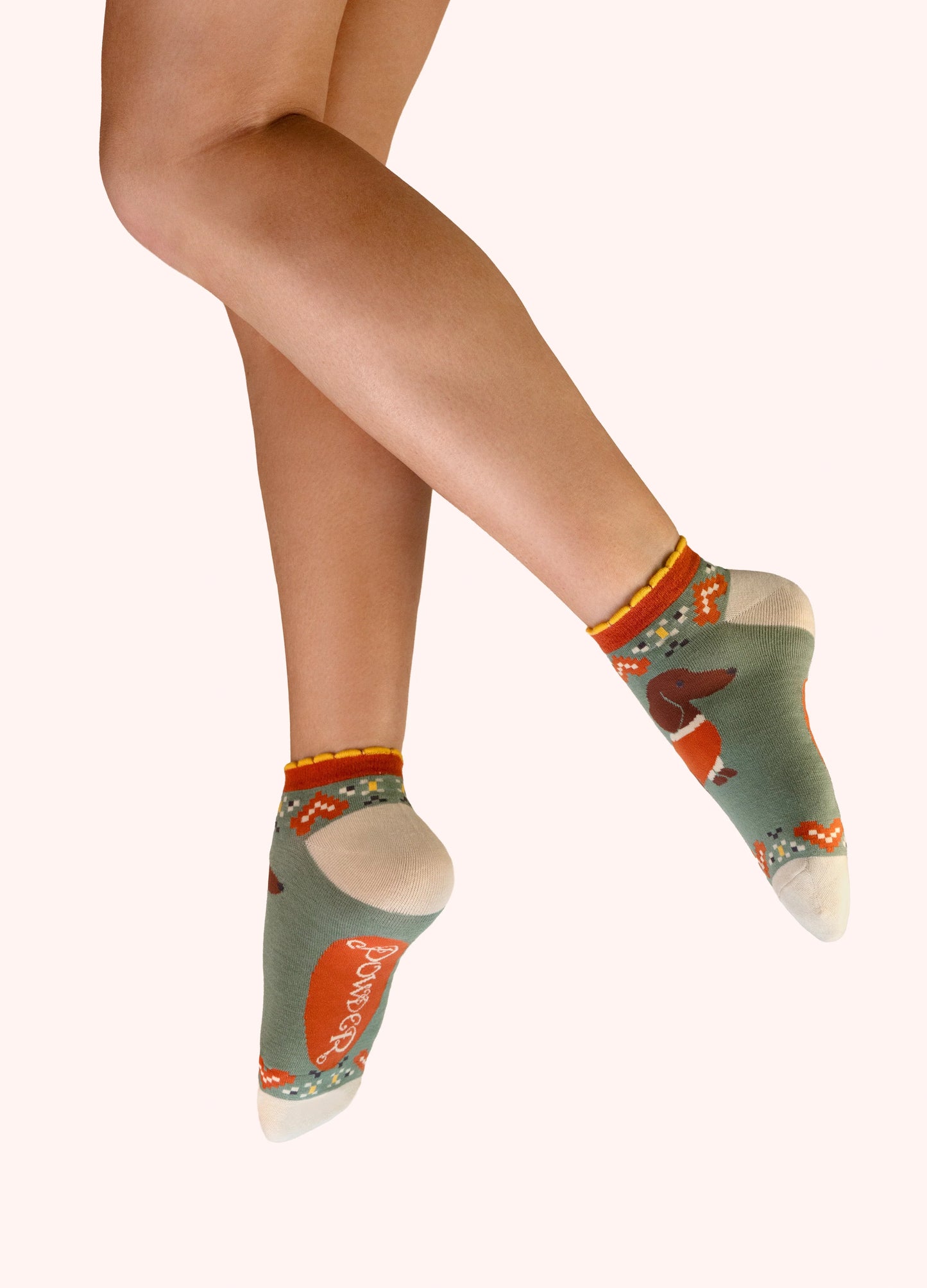 Snuggly Sausage Dogs Trainer Socks