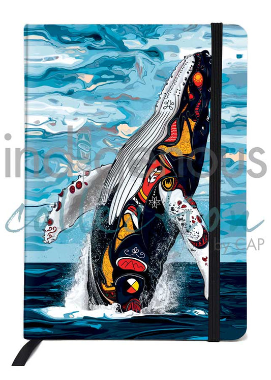 Spirit Whale Lined Journal