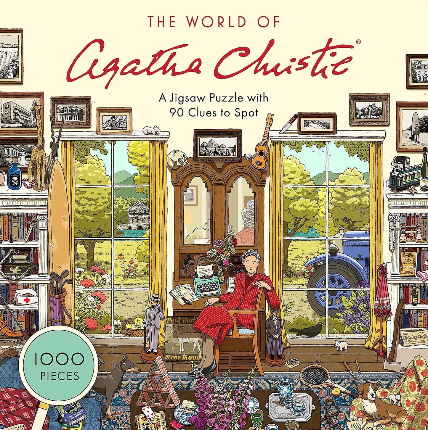 The World of Agatha Christie 1000 piece Jigsaw