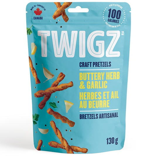 Twigz Pretzels Buttery Herb & Garlic