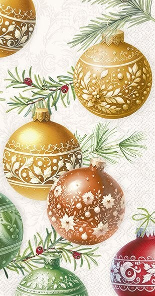 Winter & Holiday Guest or Buffet Napkin